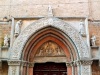 Pesaro (Pesaro e Urbino, Italy): Upper part of the portal of the Sanctuary of Our Lady of Grace