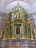 Ponderano (Biella, Italy): Retable of the altar of the Virgin of the Rosary in the Church of St. Lawrence Martyr