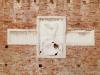 Rimini: Stemma malatestiano sopra all'ingresso di Castello di Sigismondo Pandolfo Malatesta 