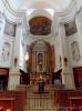 Rimini (Italy): Presbytery and apse of the Church of San Bernardino