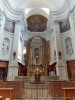 Rimini (Italy): Presbytery and apse of the Church of San Bernardino