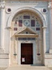 Rimini (Italy): Entrance door of the Malatesta Temple