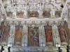 Caravaggio (Bergamo): Parete decorata della sagrestia del Santuario di Caravaggio