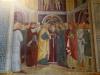 Milano: Dettaglio dell'affresco dello sposalizio della Vergine in San Pietro in Gessate