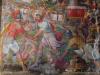 Milano: Detail of the fresco of the battle of Legnano in the Small Church of Sant'Antonino of Segnano