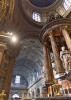 Caravaggio (Bergamo, Italy): Aedicule of the altar and nave of the Sanctuary of Caravaggio