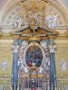 Graglia (Biella): Ancona dell'altare maggiore della chiesa del Santuario della Madonna di Loreto