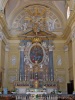 Graglia (Biella): Altare maggiore della chiesa del Santuario della Madonna di Loreto