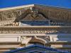 Saronno (Varese, Italy): Detail of the facade of the Sanctuary of the Blessed Virgin of the Miracles