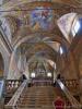 Soncino (Cremona, Italy): Staircase of the presbytery of the Church of San Giacomo