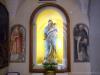 Verrone (Biella, Italy): Wall at the head of the left aisle of the St. Lawrence Church