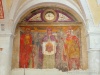 Vimercate (Monza e Brianza, Italy): Veronica between San Cristoforo and a saint knight in the Church of Santo Stefano