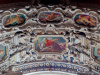 Vimercate (Monza e Brianza): Stucchi sulla volta della cappella di Santa Caterina nel Santuario della Beata Vergine del Rosario