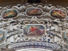 Vimercate (Monza e Brianza, Italy): Stuccos on the vault of the Chapel of Santa Caterina in the Sanctuary of the Blessed Virgin of the Rosary