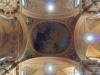 Vimercate (Monza e Brianza): Soffitto del Santuario della Beata Vergine del Rosario all'incrocio fra transetto e navate