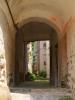 Valmosca fraction of Campiglia Cervo (Biella, Italy): Archway between the ancient houses