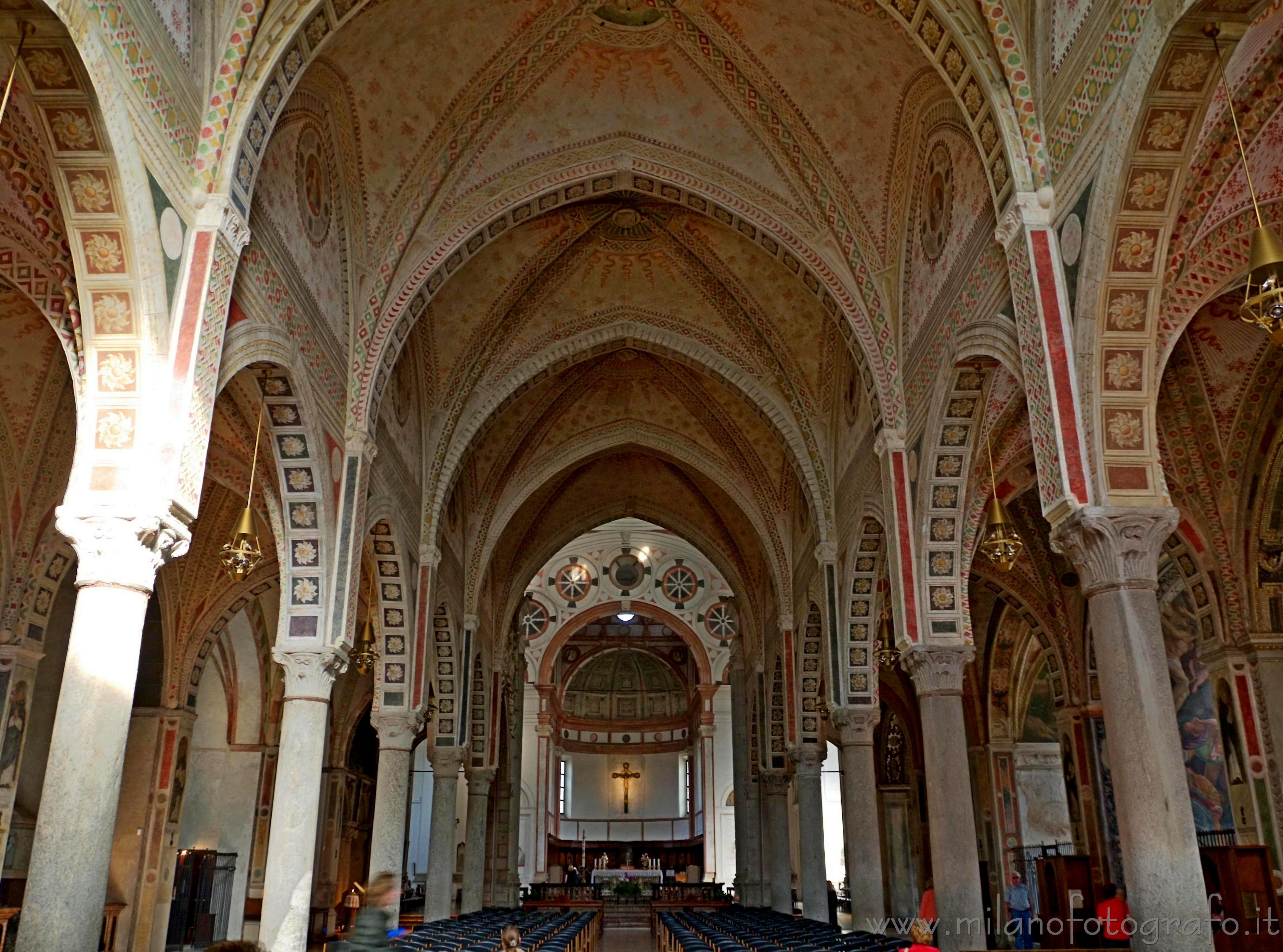 Milan (Italy): Central nave of Santa Maria delle Grazie - Milan (Italy)
