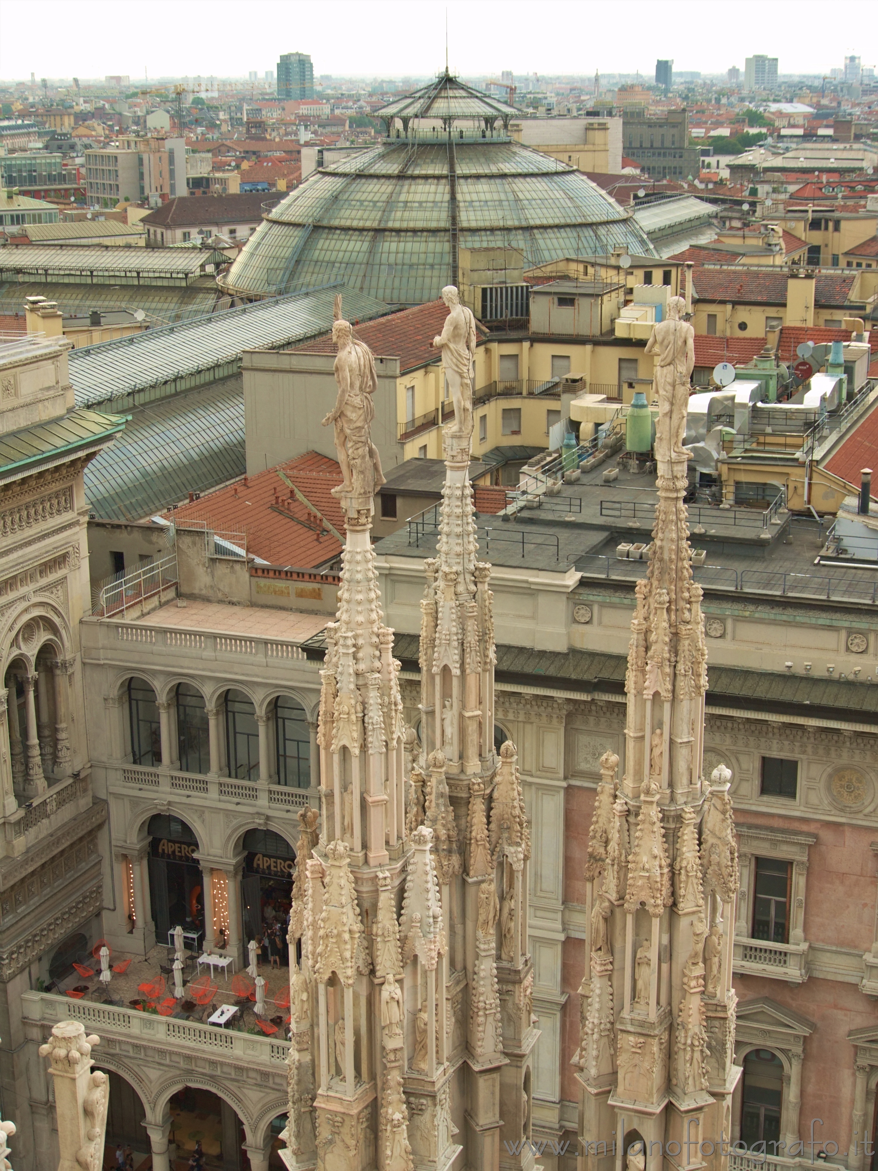 Milan (Italy): Sight from the roof of the Duomo - Milan (Italy)