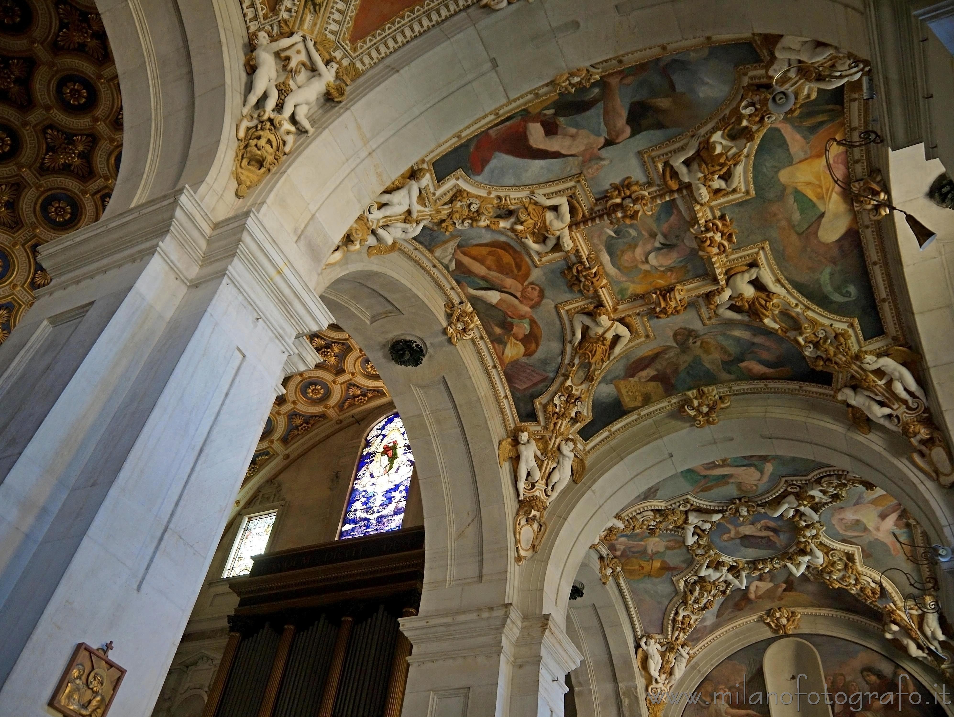 Milan (Italy): Decorations on the vaults of Santa Maria dei Miracoli - Milan (Italy)