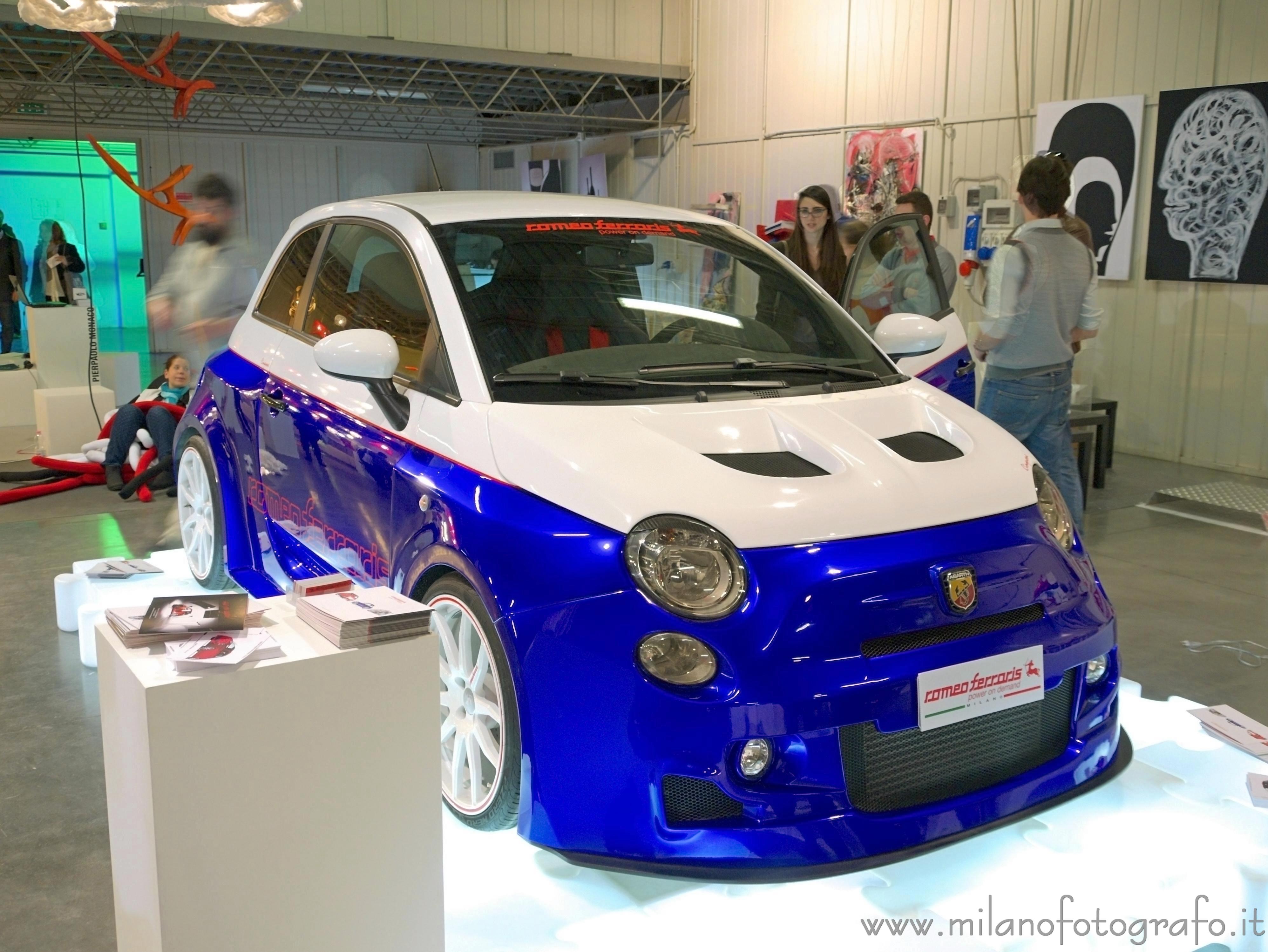 Milan (Italy): Tuned car at Fuorisalone 2013 - Milan (Italy)