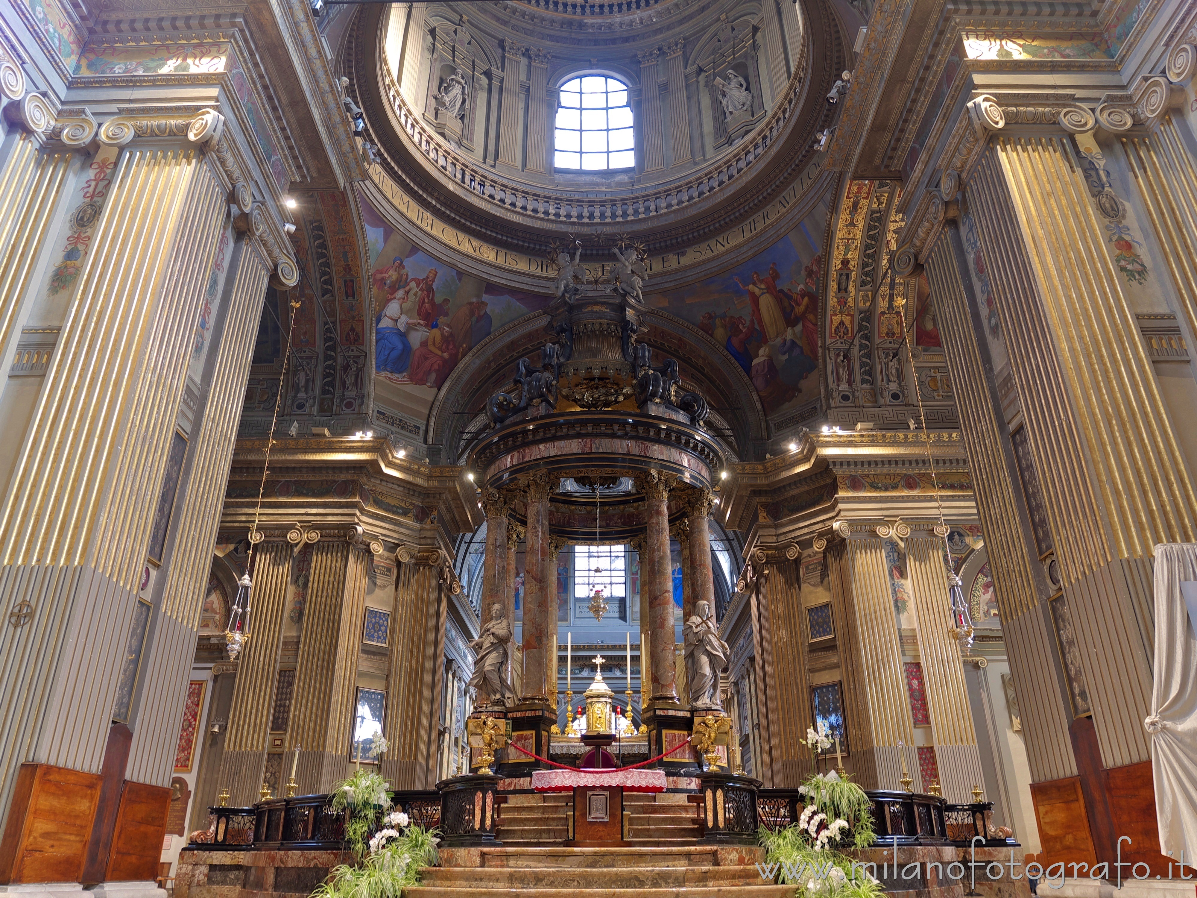 Caravaggio (Bergamo): Altare maggiore della chiesa del Santuario di Caravaggio - Caravaggio (Bergamo)