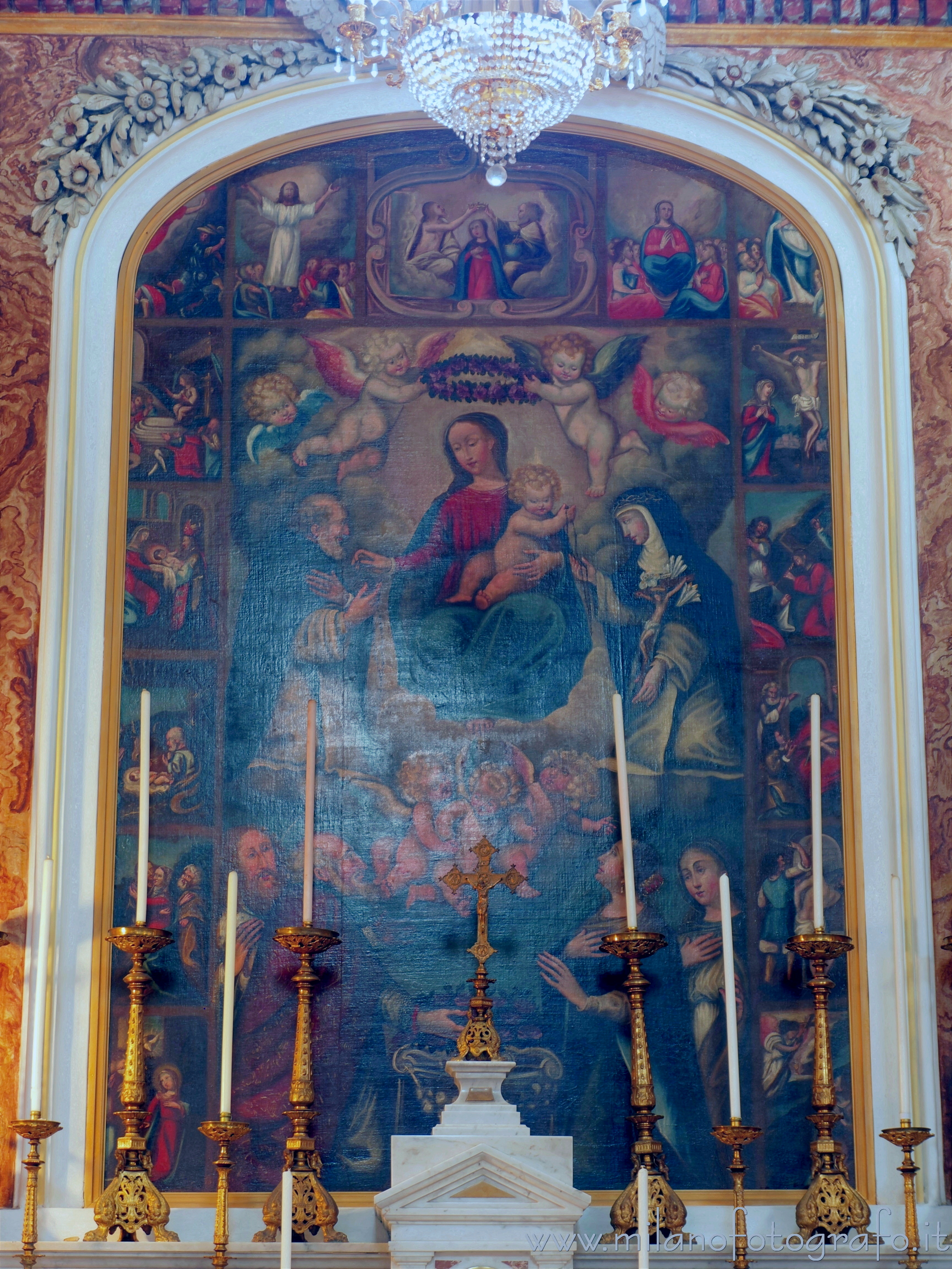 Andorno Micca (Biella): Polittico della Vergine Incoronata nella Chiesa di San Giuseppe di Casto - Andorno Micca (Biella)