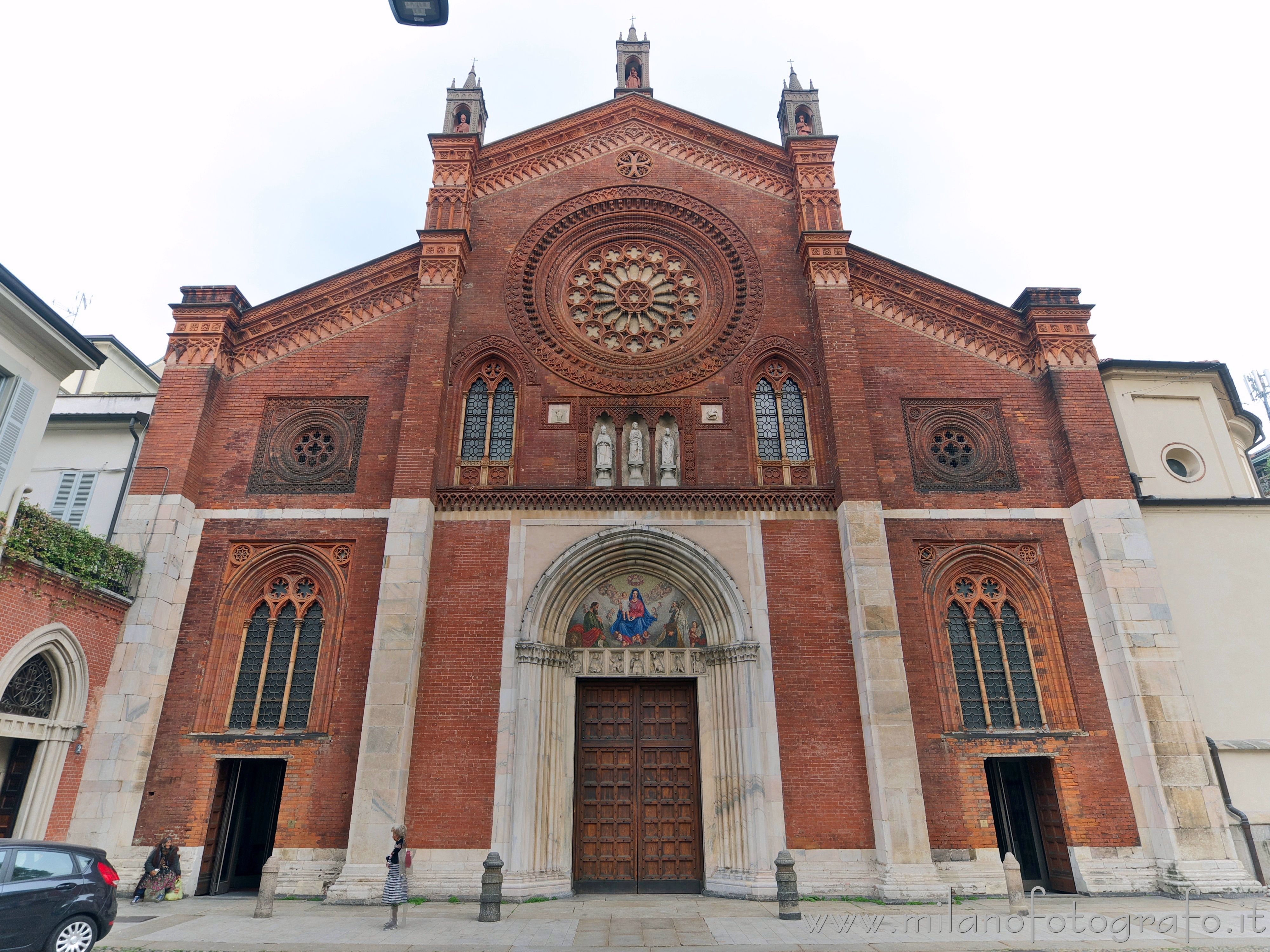 Milano: Facciata della Basilica di San Marco - Milano