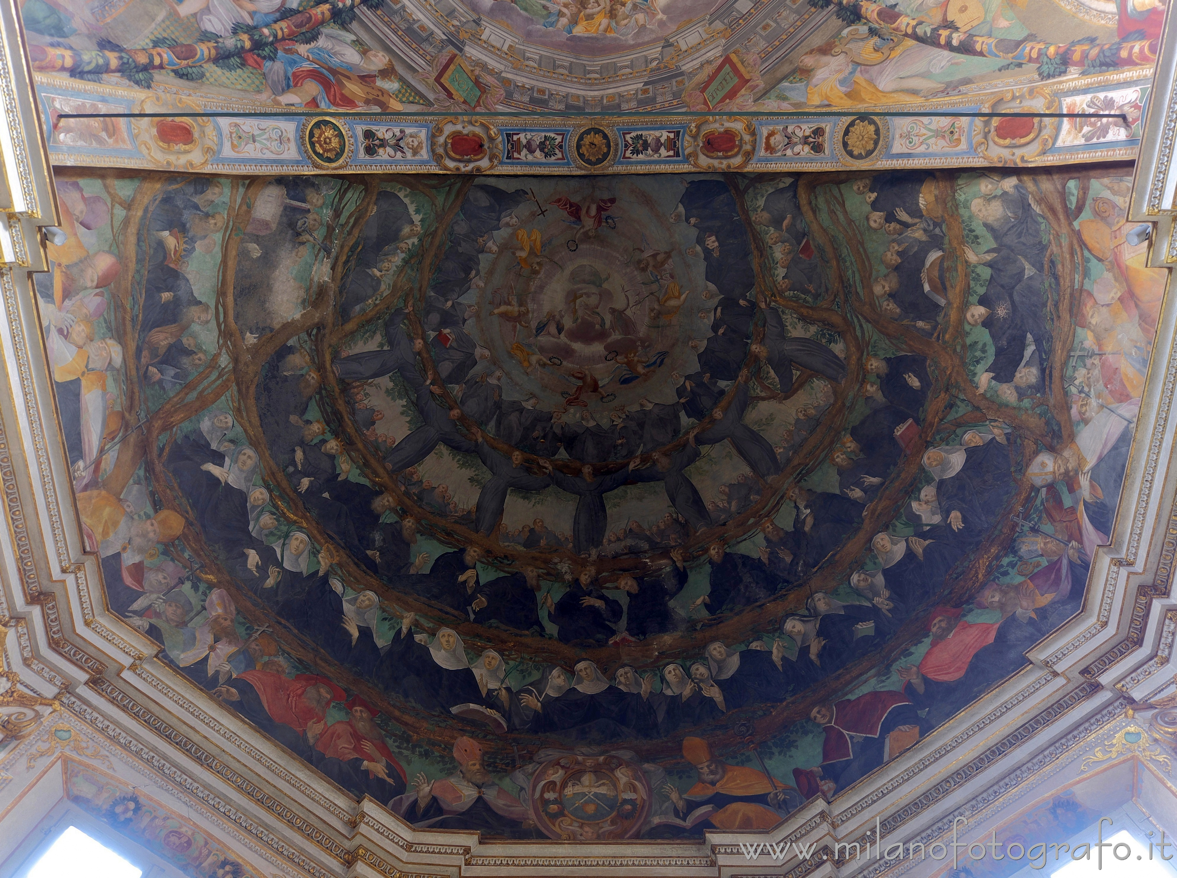 Milano: Volta dell'abside centrale della Basilica di San Marco - Milano