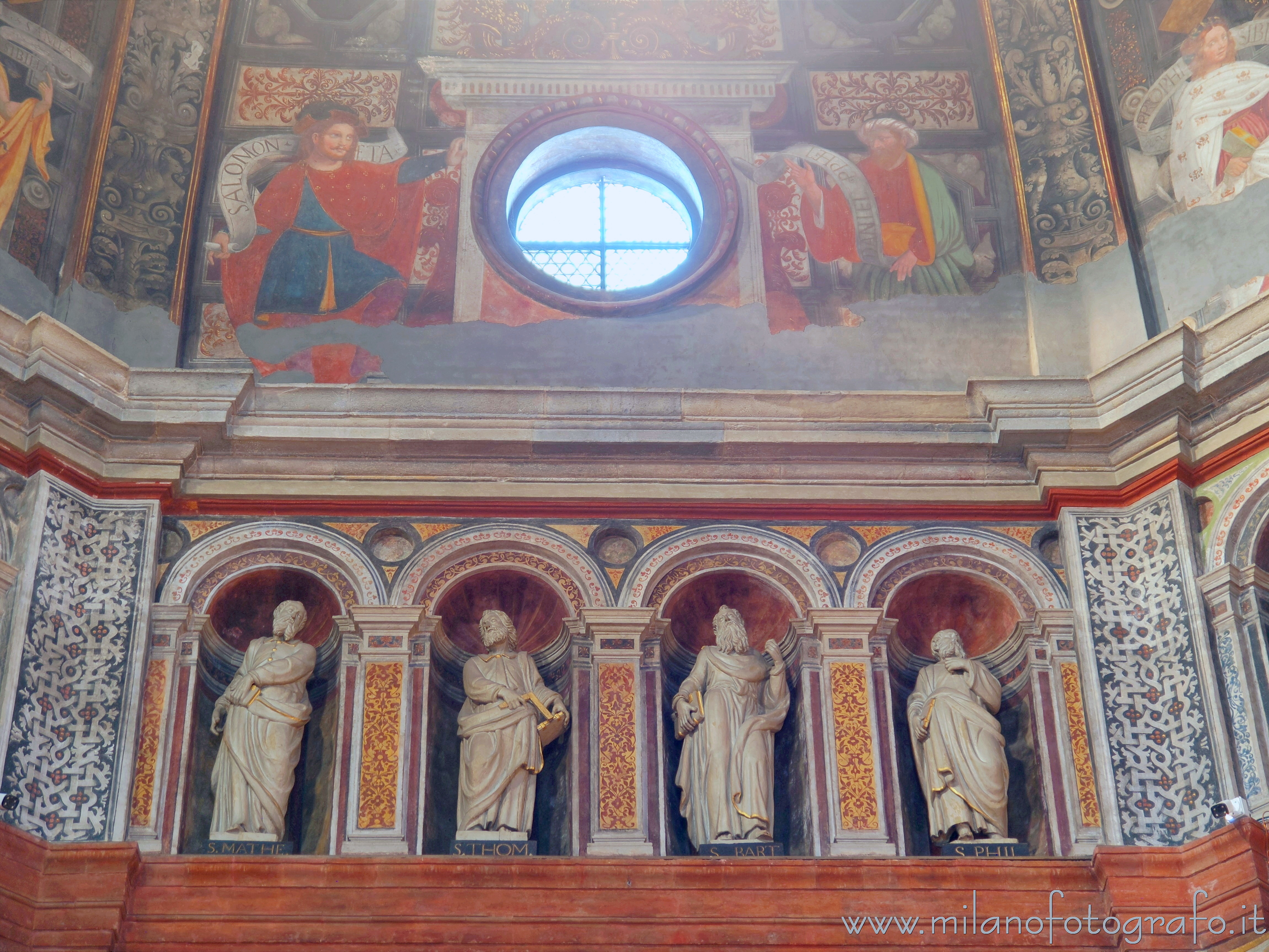 Busto Arsizio (Varese): Base di una sezione della cupola del Santuario di Santa Maria di Piazza - Busto Arsizio (Varese)