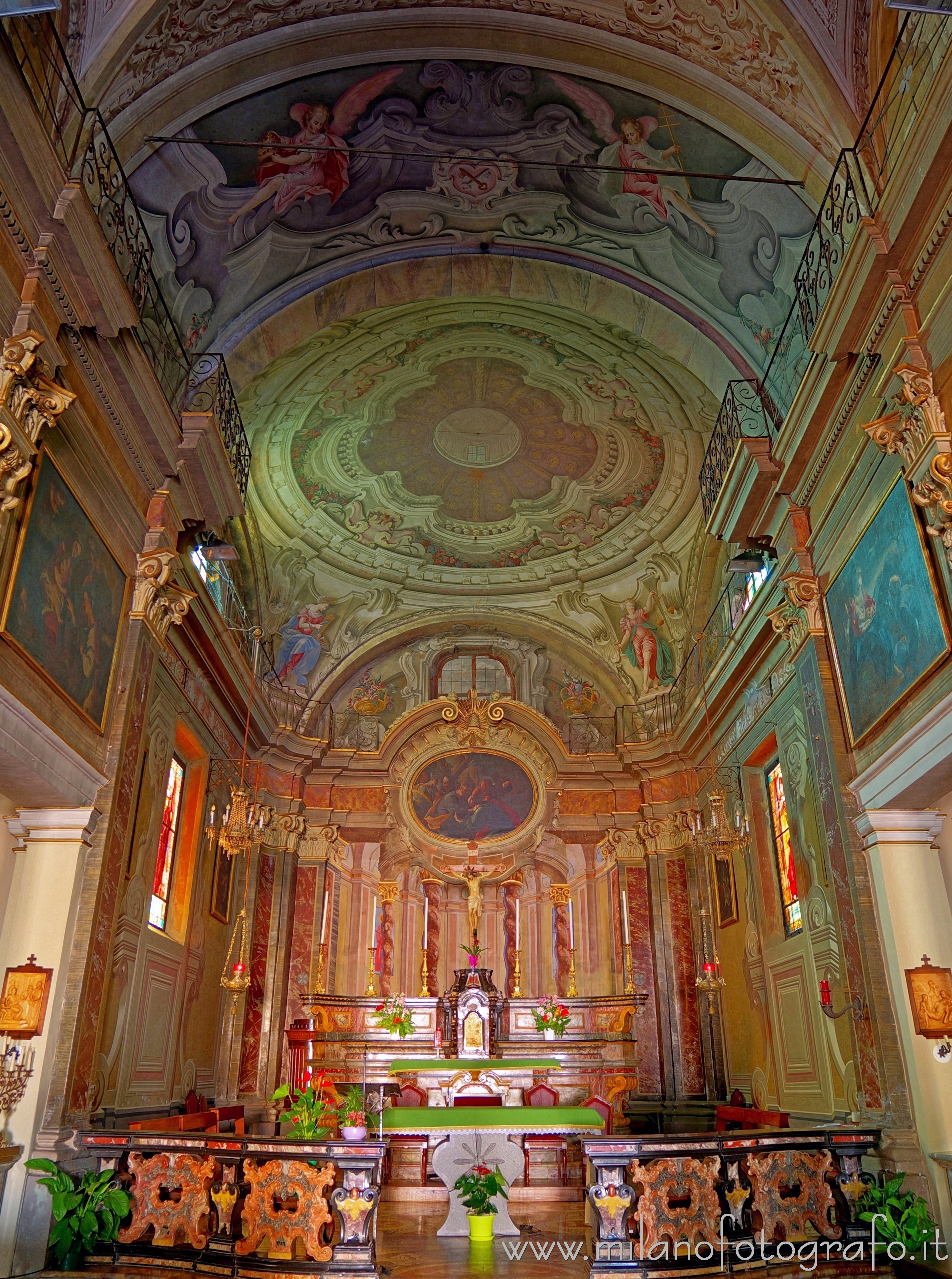 Candelo (Biella, Italy): Apse of the Church of San Pietro - Candelo (Biella, Italy)