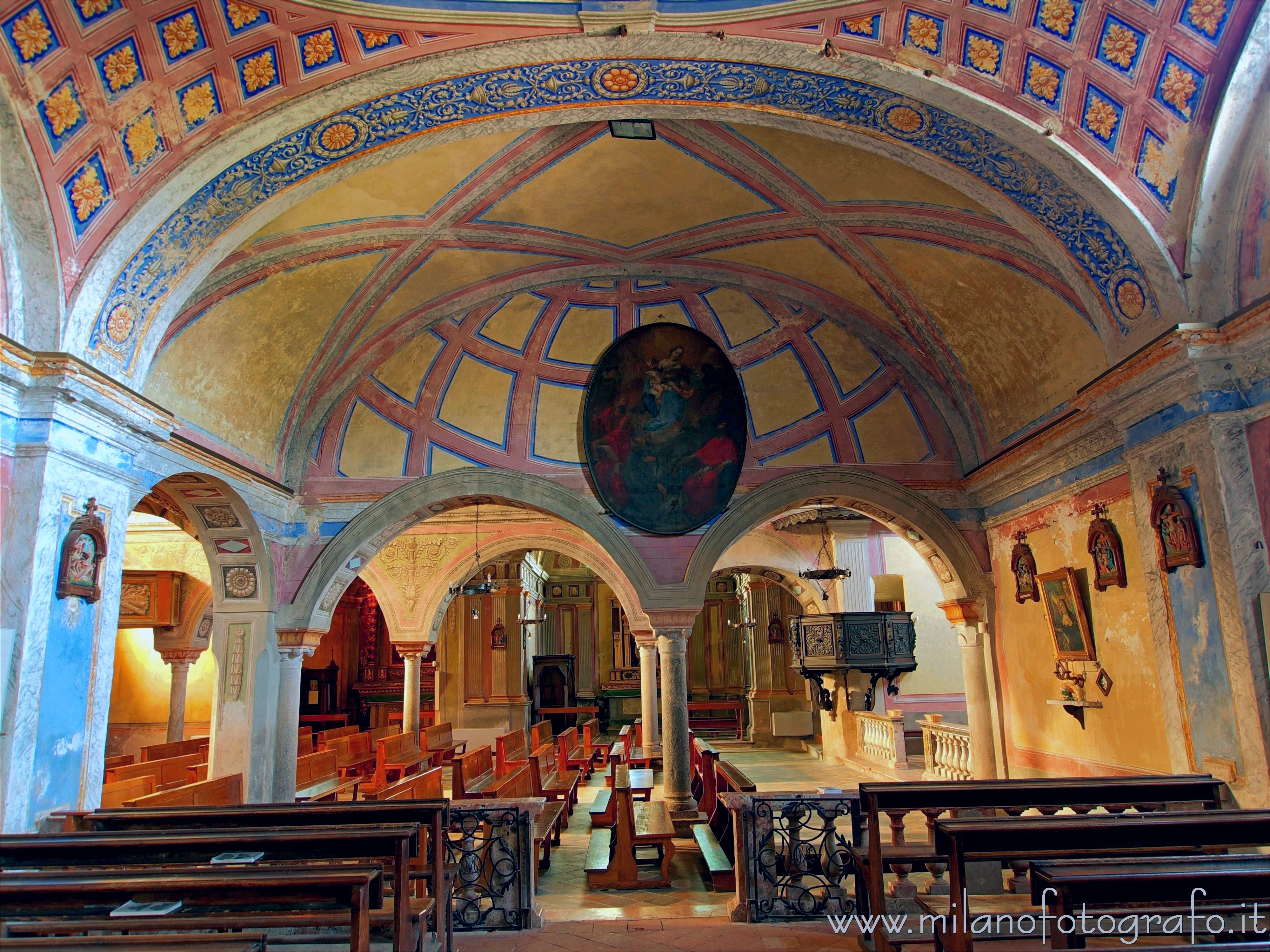 Candelo (Biella): Prima campata della Cappella di Santa Marta nella Chiesa di Santa Maria Maggiore - Candelo (Biella)
