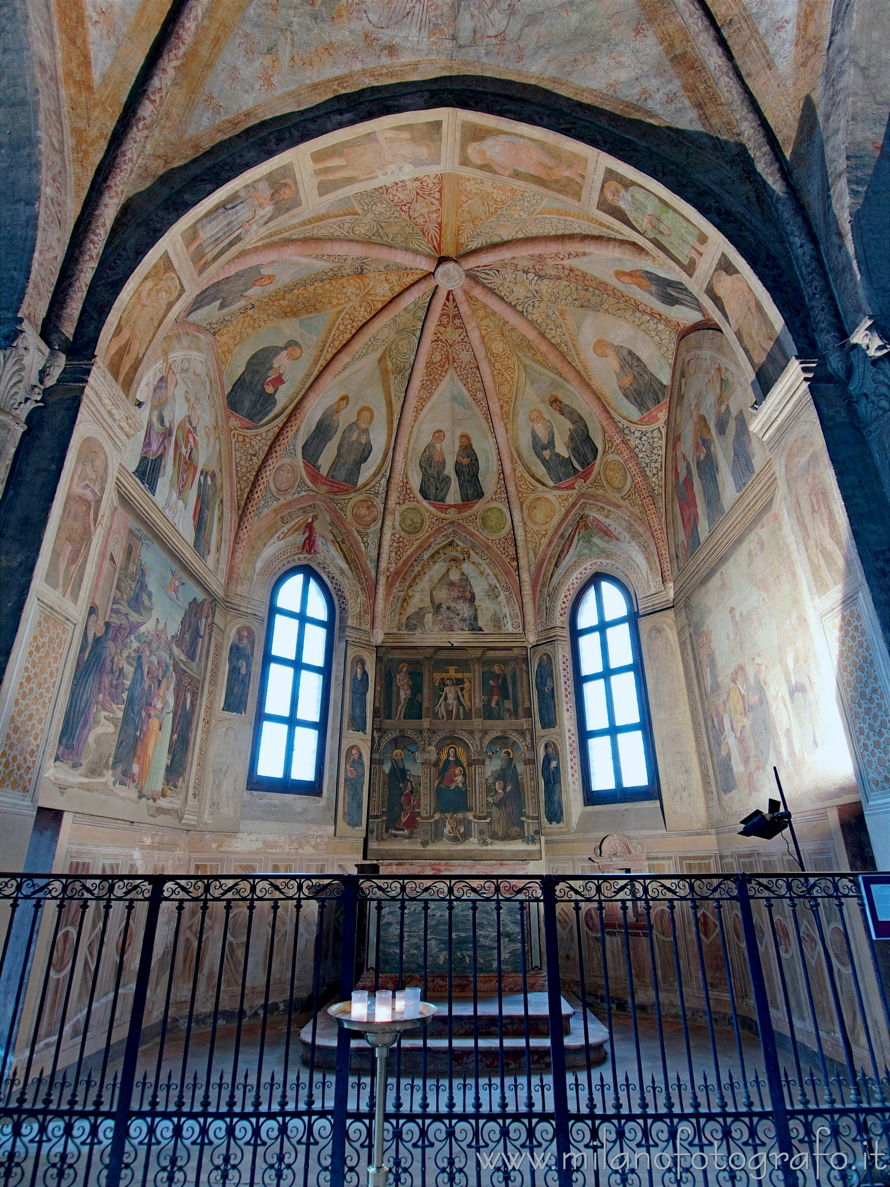 Milan (Italy): Sant'Antonio Abate Chapel, or Obiano Chapel, in the Church of San Pietro in Gessate - Milan (Italy)