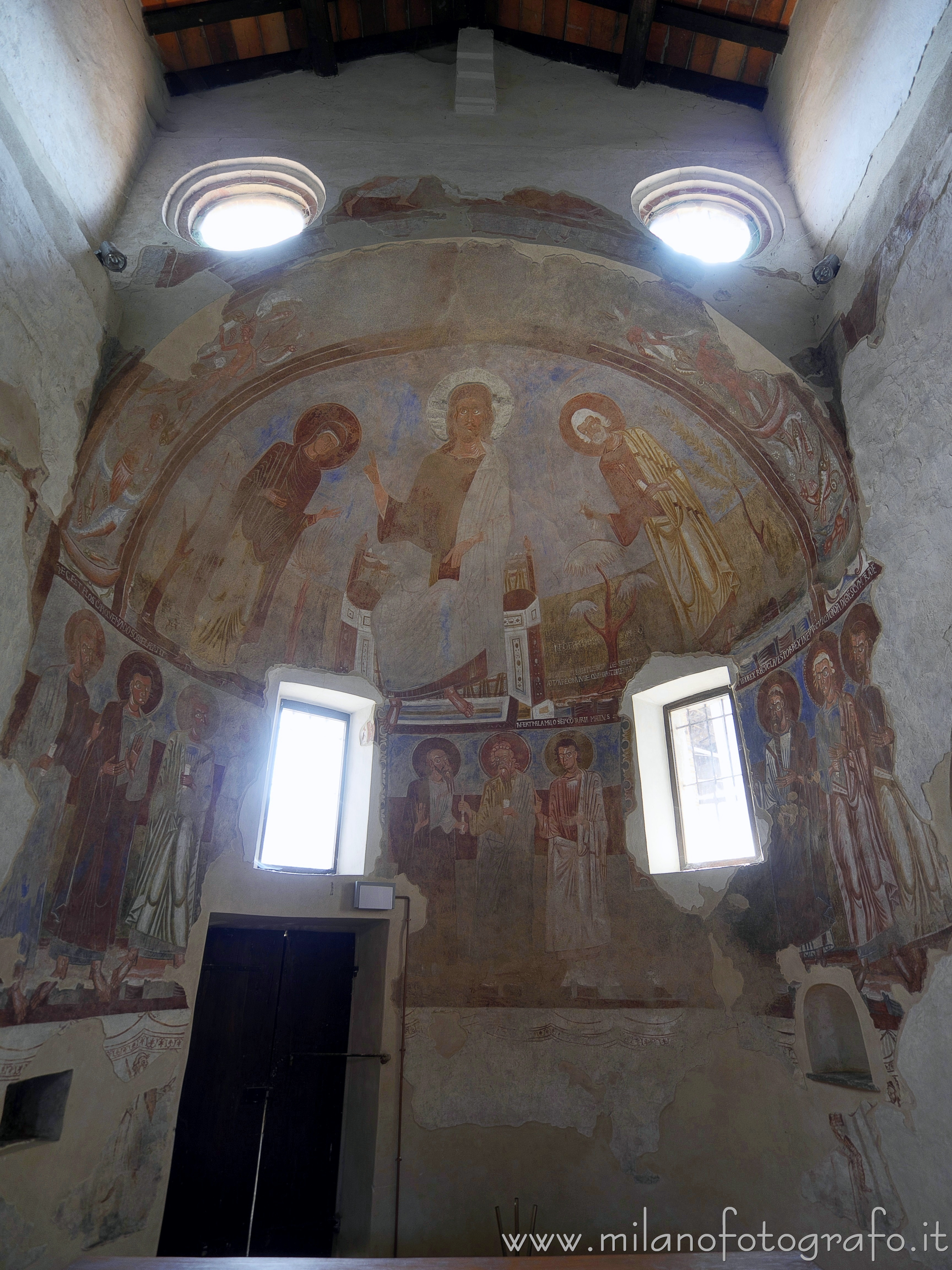 Carpignano Sesia (Novara, Italy): Central apse of St. Peter's Church - Carpignano Sesia (Novara, Italy)