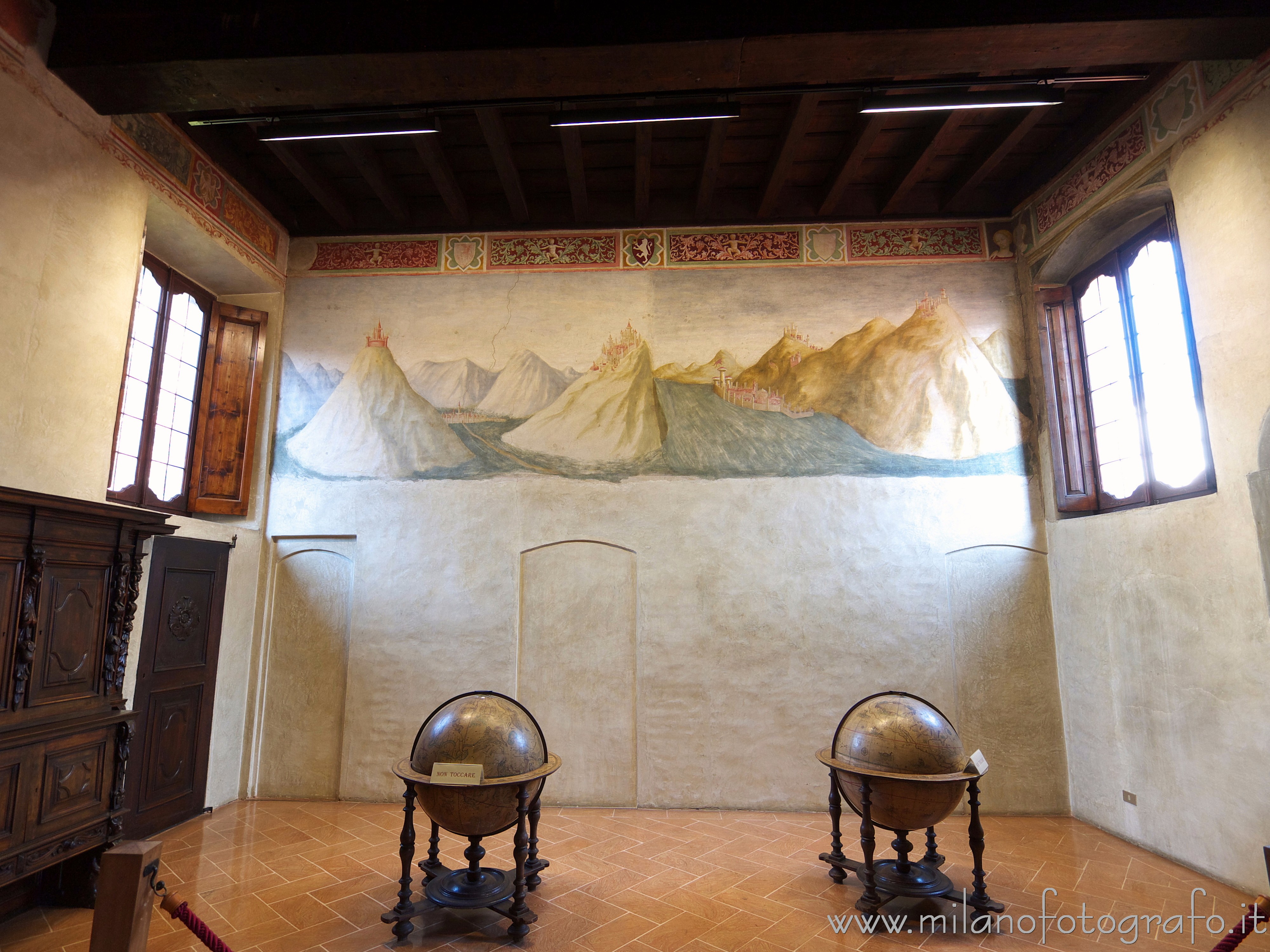 Castiglione Olona (Varese, Italy): Small office room in Branda Palace - Castiglione Olona (Varese, Italy)