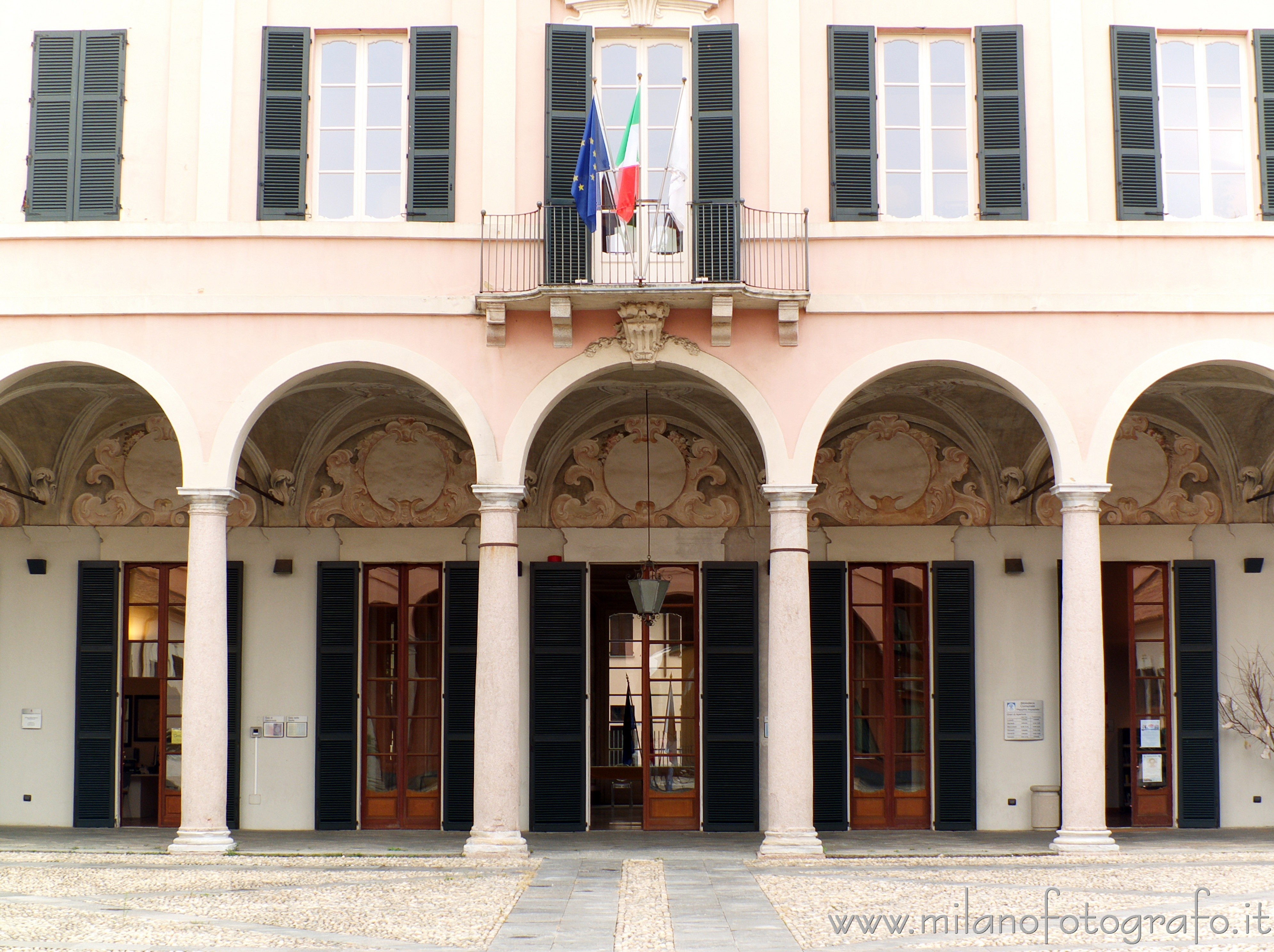 Cavenago di Brianza (Monza e Brianza, Italy): Façade of the main block of Rasini Palace - Cavenago di Brianza (Monza e Brianza, Italy)