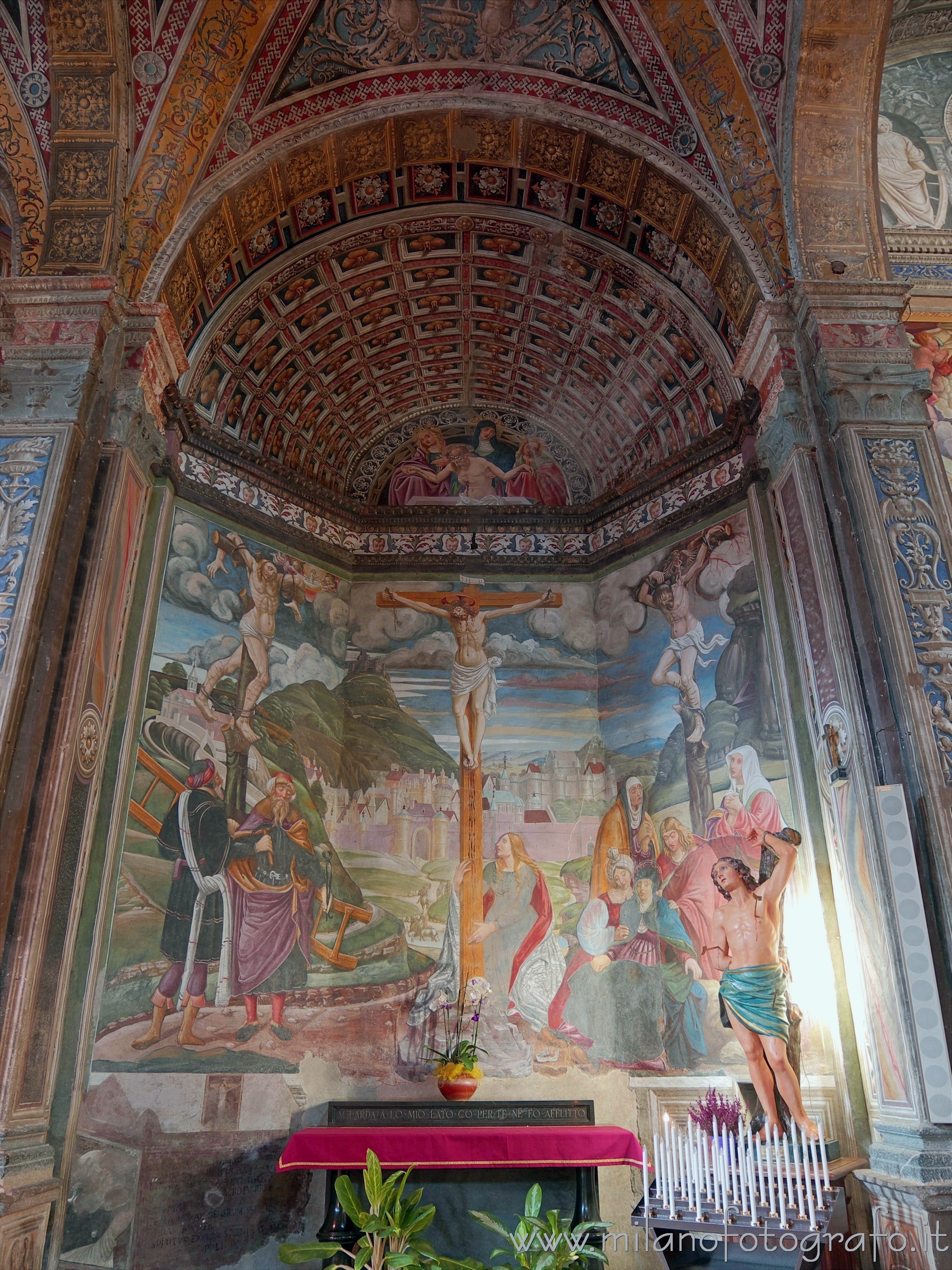 Biella (Italy): Chapel of the Crucifixion in the Basilica of St. Sebastian - Biella (Italy)