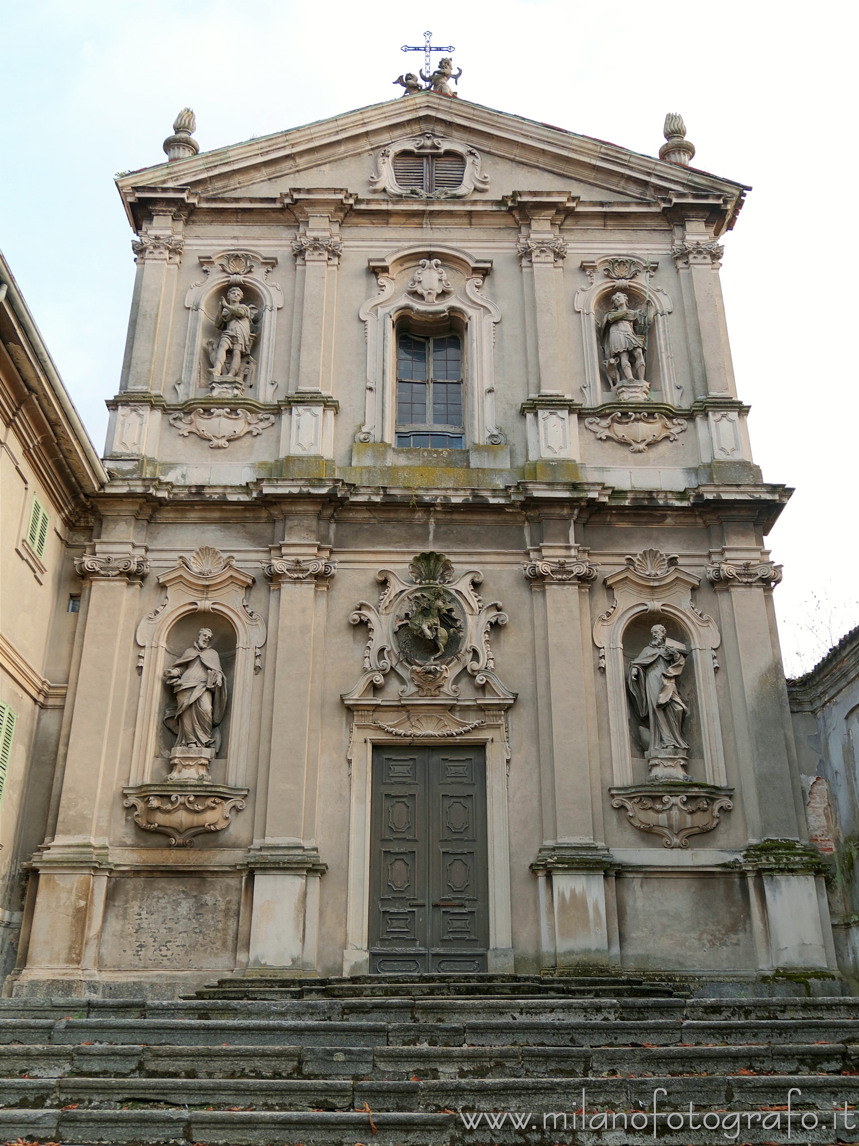 Meda (Monza e Brianza, Italy): Facade of the Church of San Vittore - Meda (Monza e Brianza, Italy)