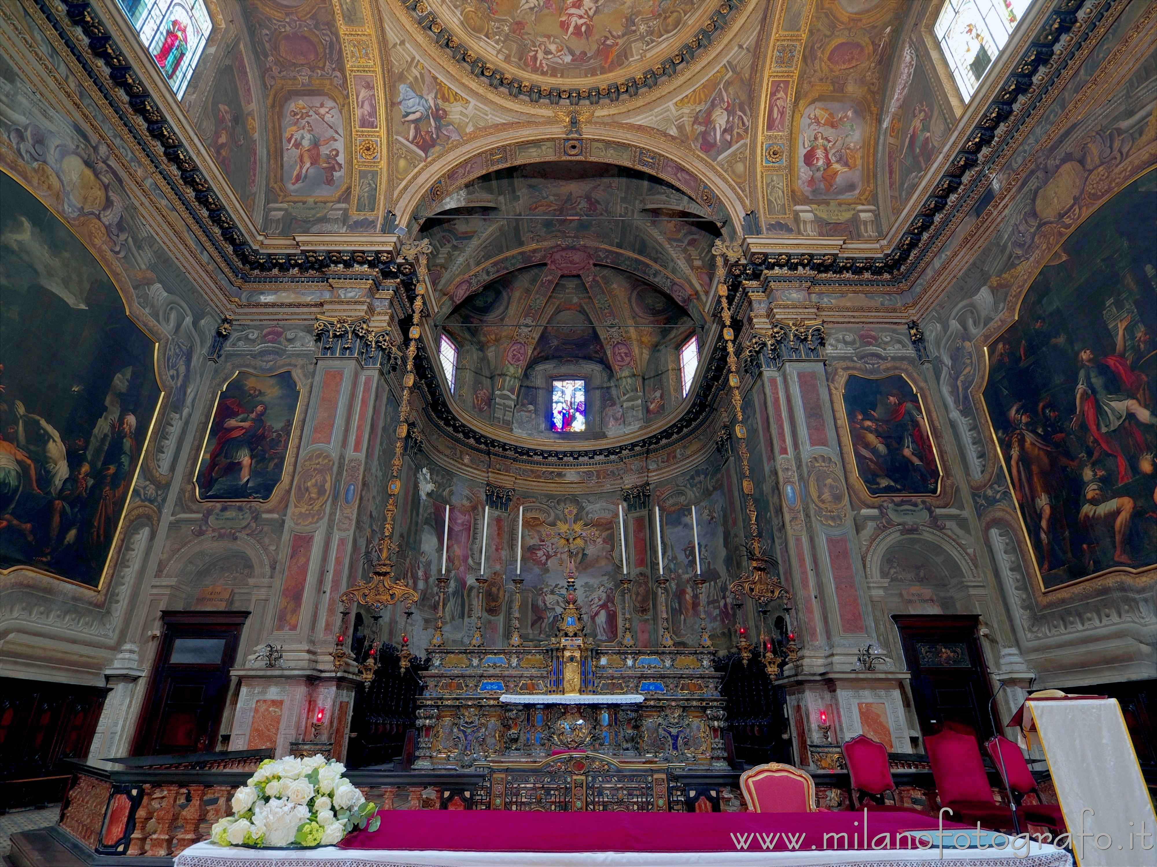 Milan (Italy): Presbytery the Church of Sant'Alessandro in Zebedia - Milan (Italy)
