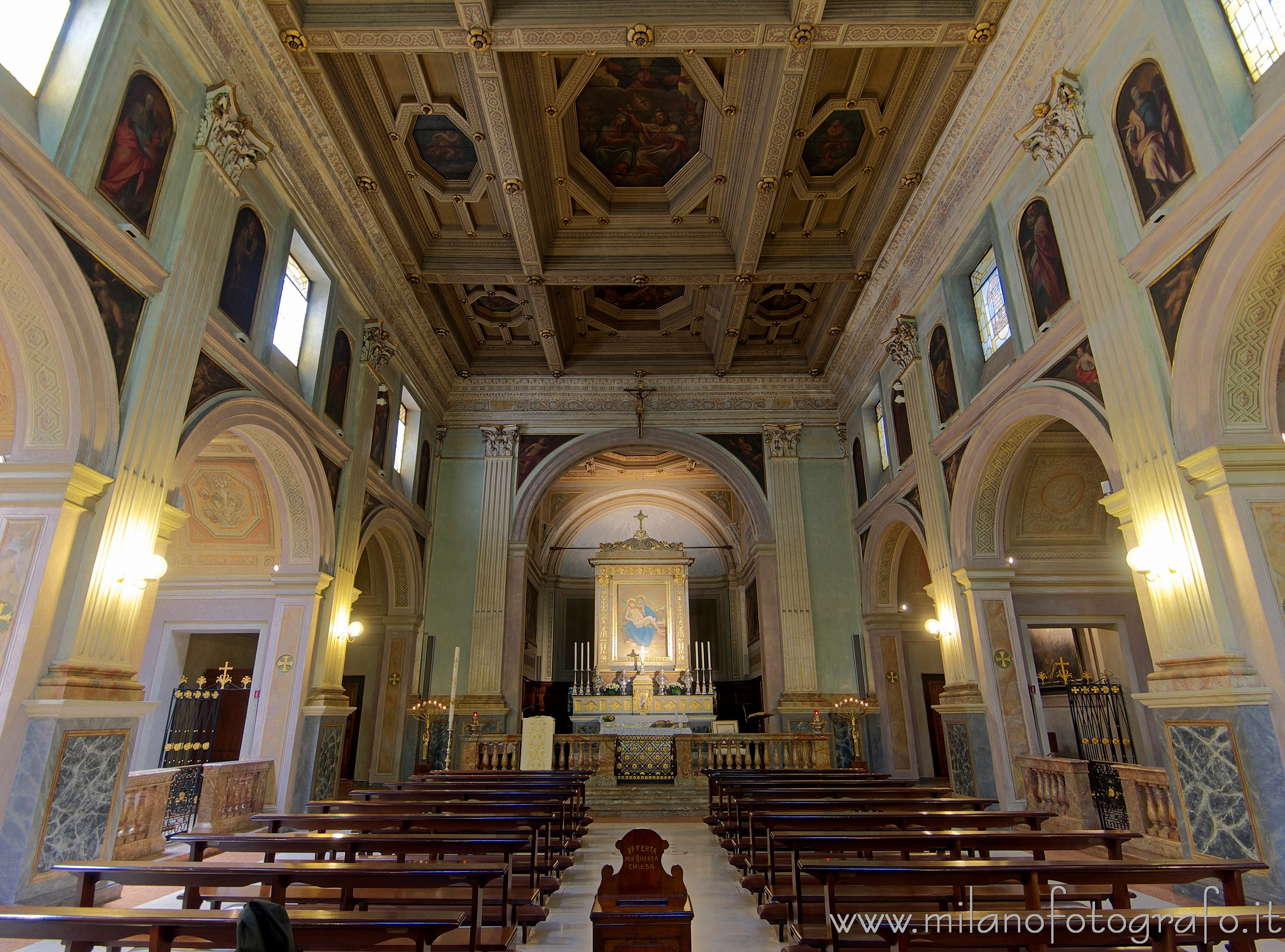 Milano: Interno della Chiesa di Santa Maria della Consolazione - Milano