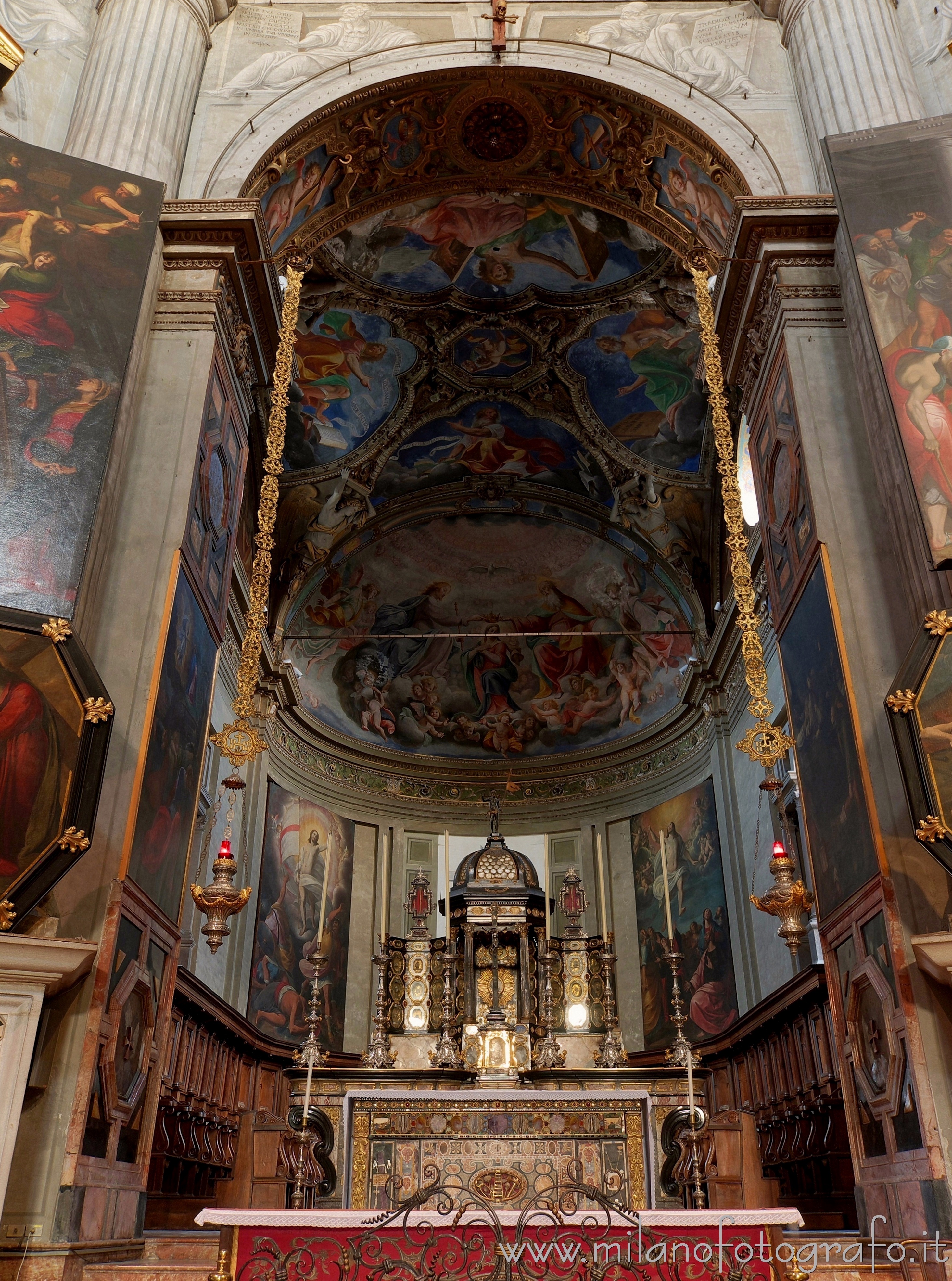 Milan (Italy): Apse of the Church of Santa Maria della Passione - Milan (Italy)