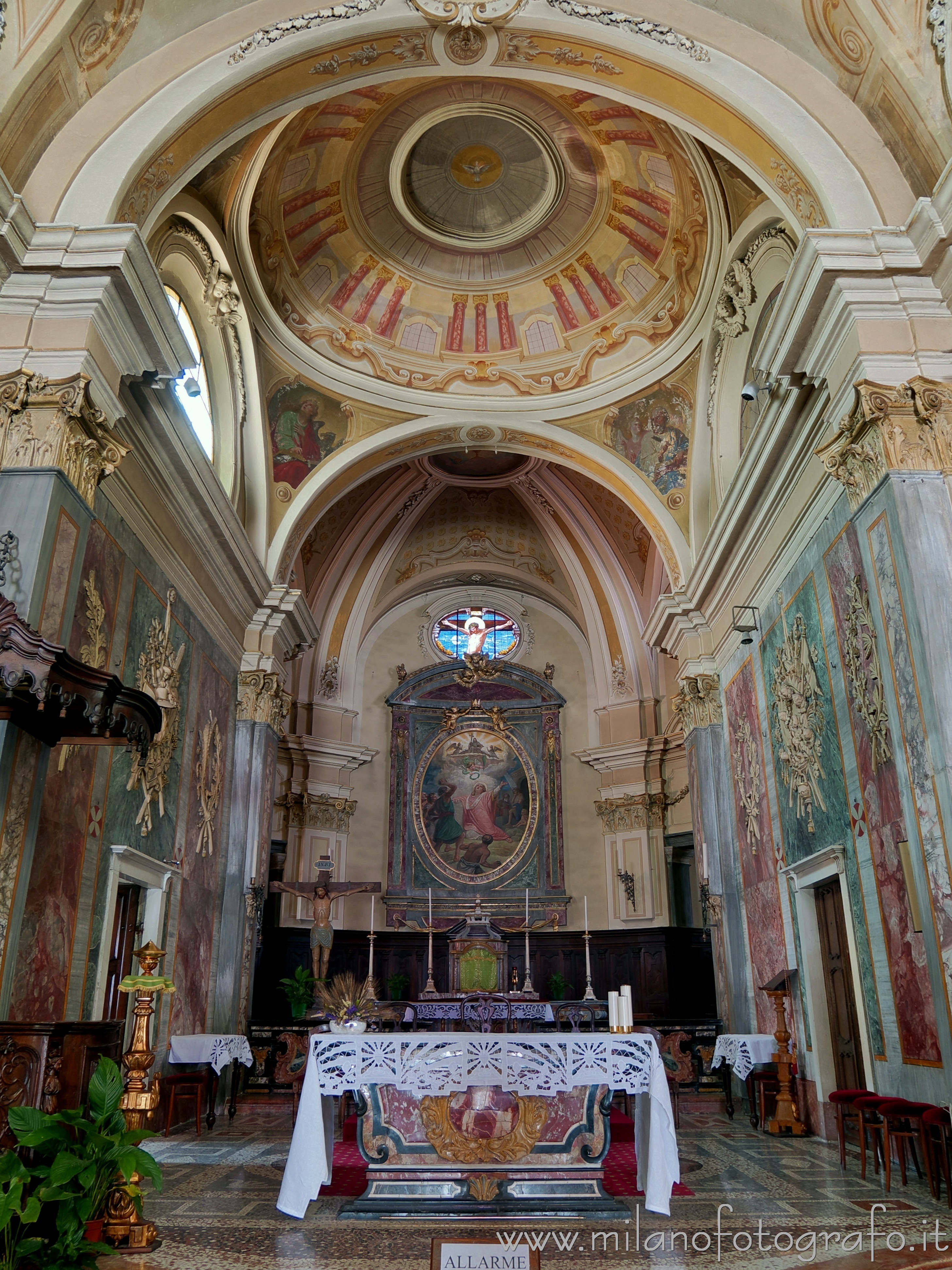 Occhieppo Superiore (Biella): Presbiterio della Chiesa di Santo Stefano - Occhieppo Superiore (Biella)