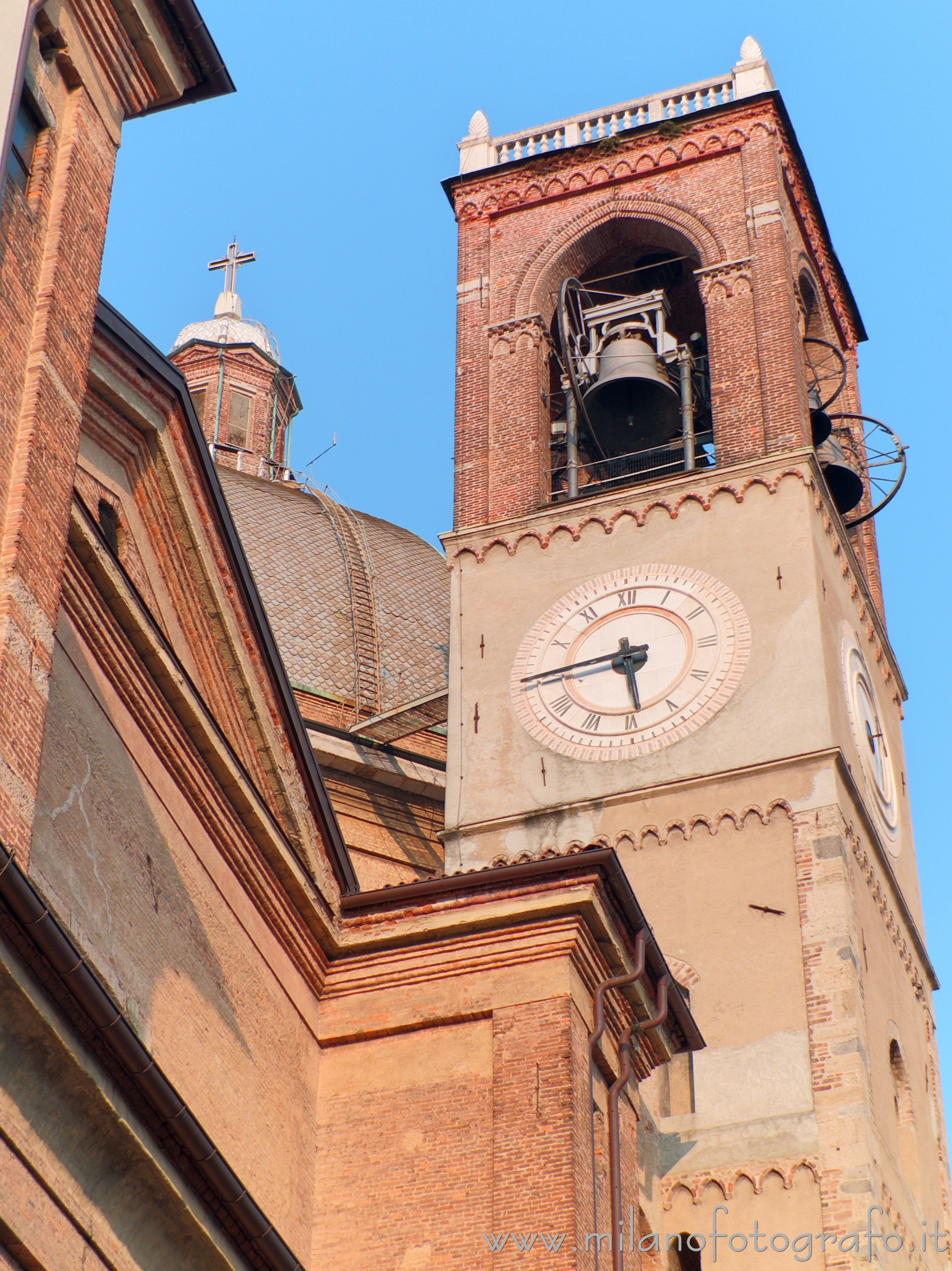Desio (Milan, Italy): Bell tower of the Basilica of the Saints Siro and Materno - Desio (Milan, Italy)