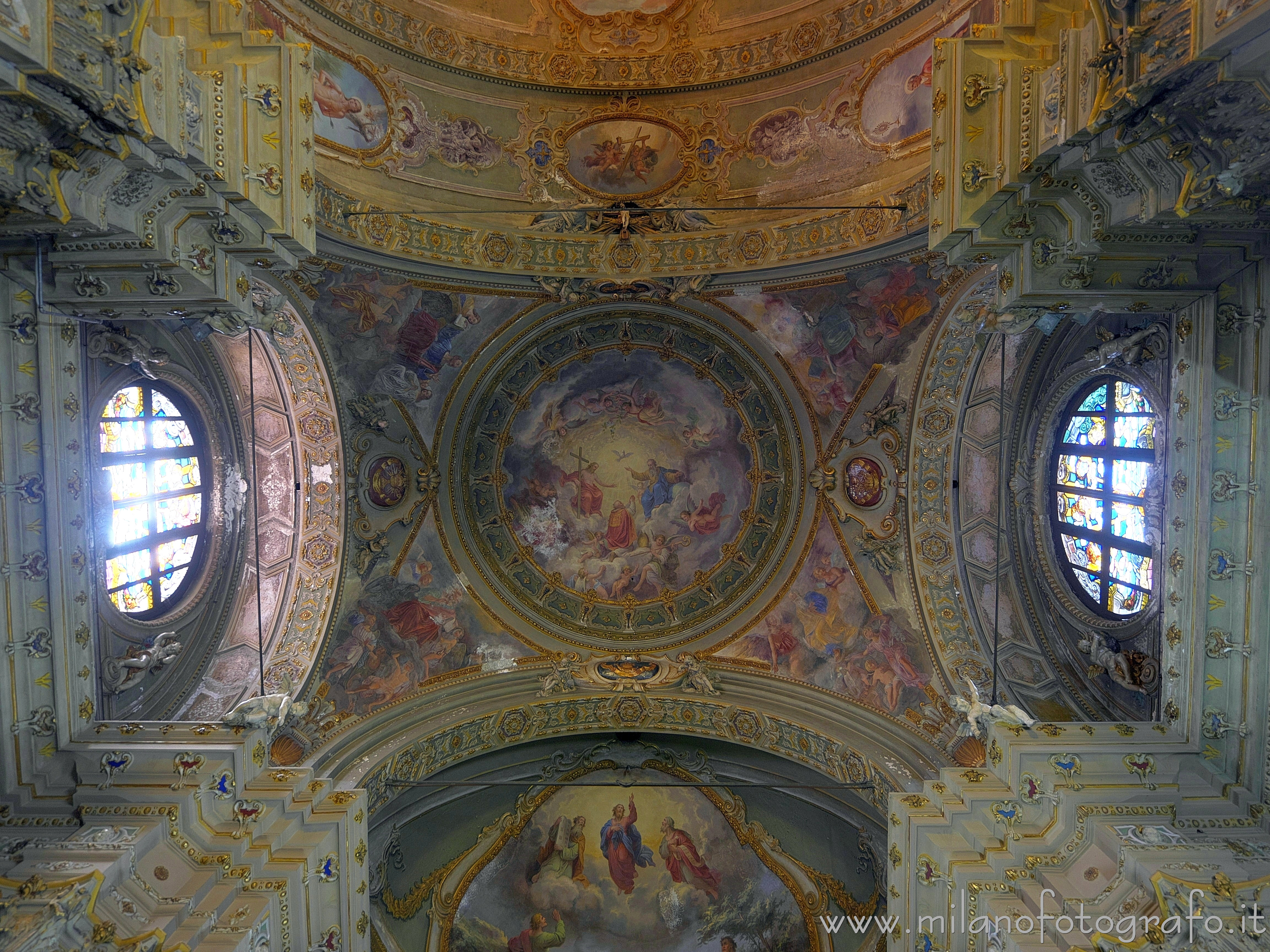 Fagnano Olona (Varese): Soffitto della crociera della Chiesa di San Gaudenzio - Fagnano Olona (Varese)