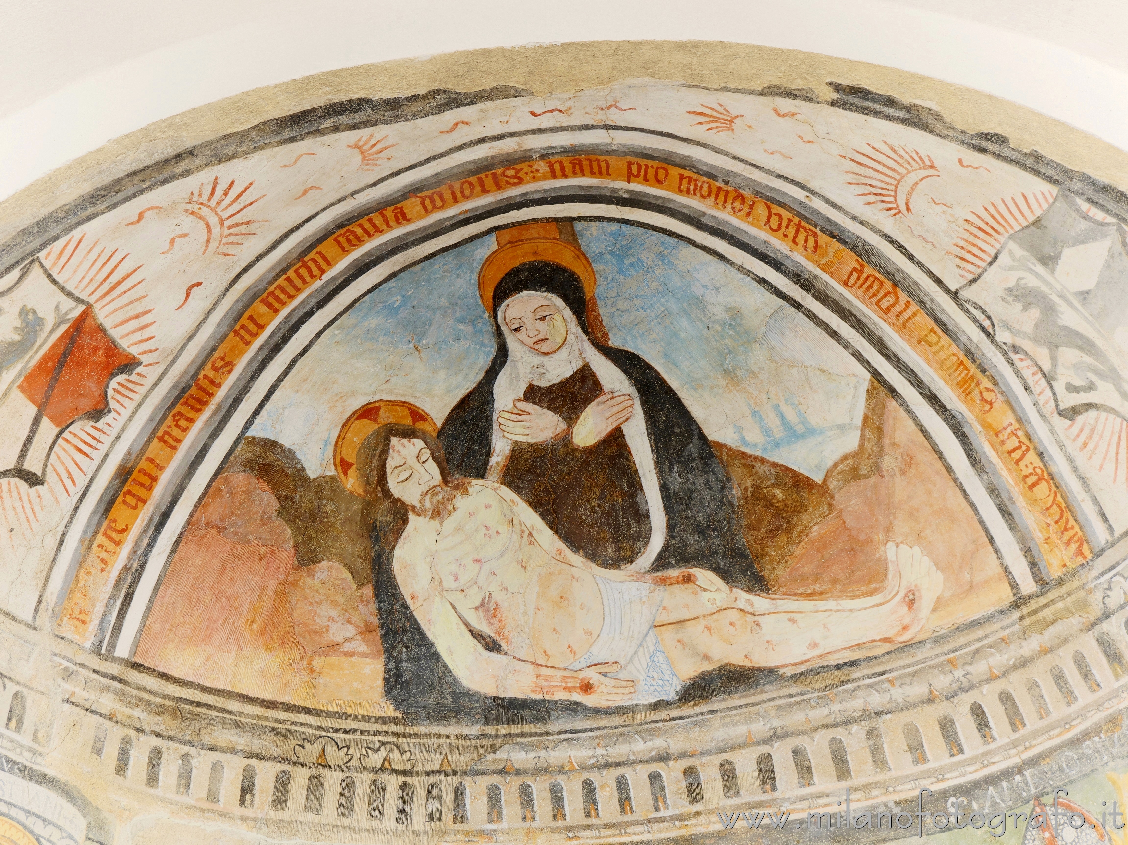 Gaglianico (Biella, Italy): Frescoed apsidal basin in the Oratory of San Rocco - Gaglianico (Biella, Italy)