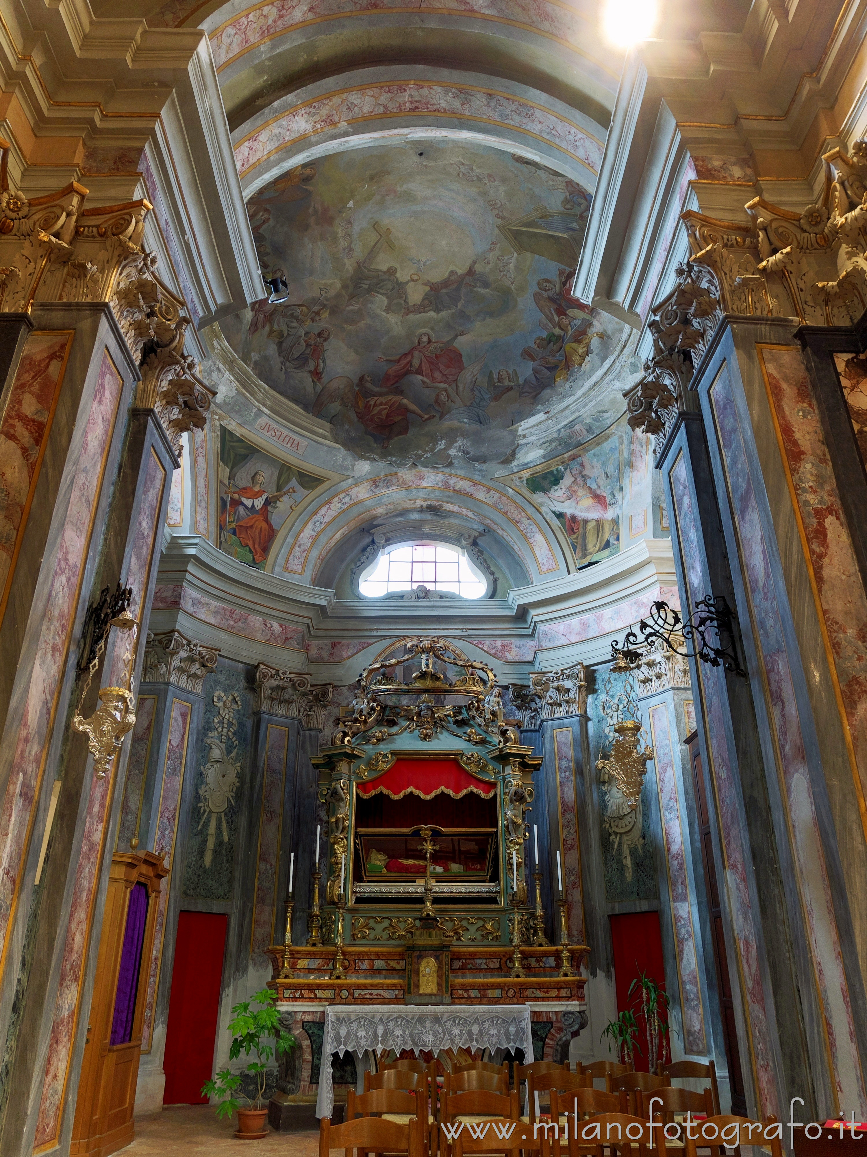 Ghislarengo (Novara, Italy): San Felice chapel in the Church of Beata Vergine Assunta - Ghislarengo (Novara, Italy)