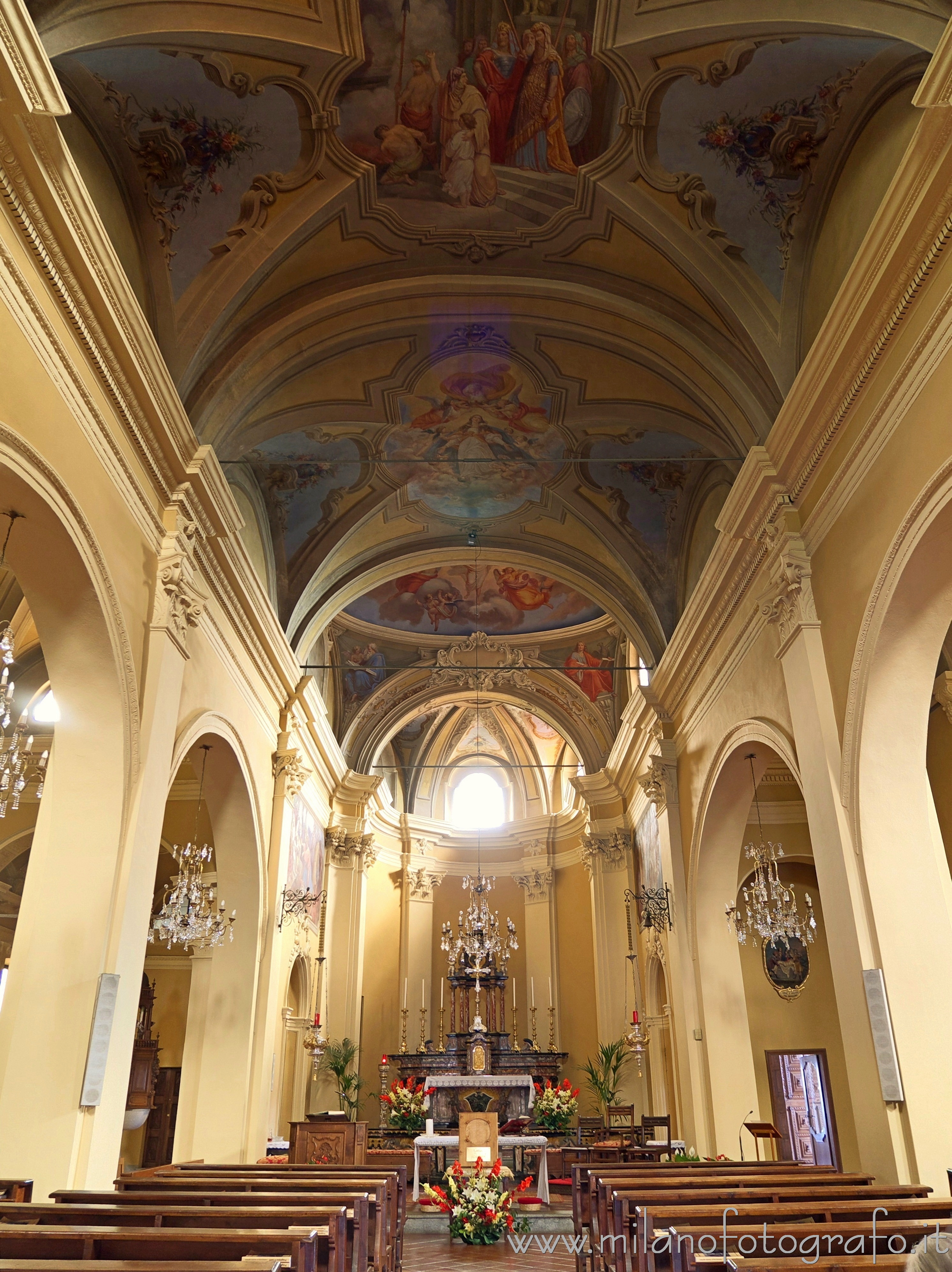 Trivero (Biella, Italy): Onterior of the Main Church - Trivero (Biella, Italy)