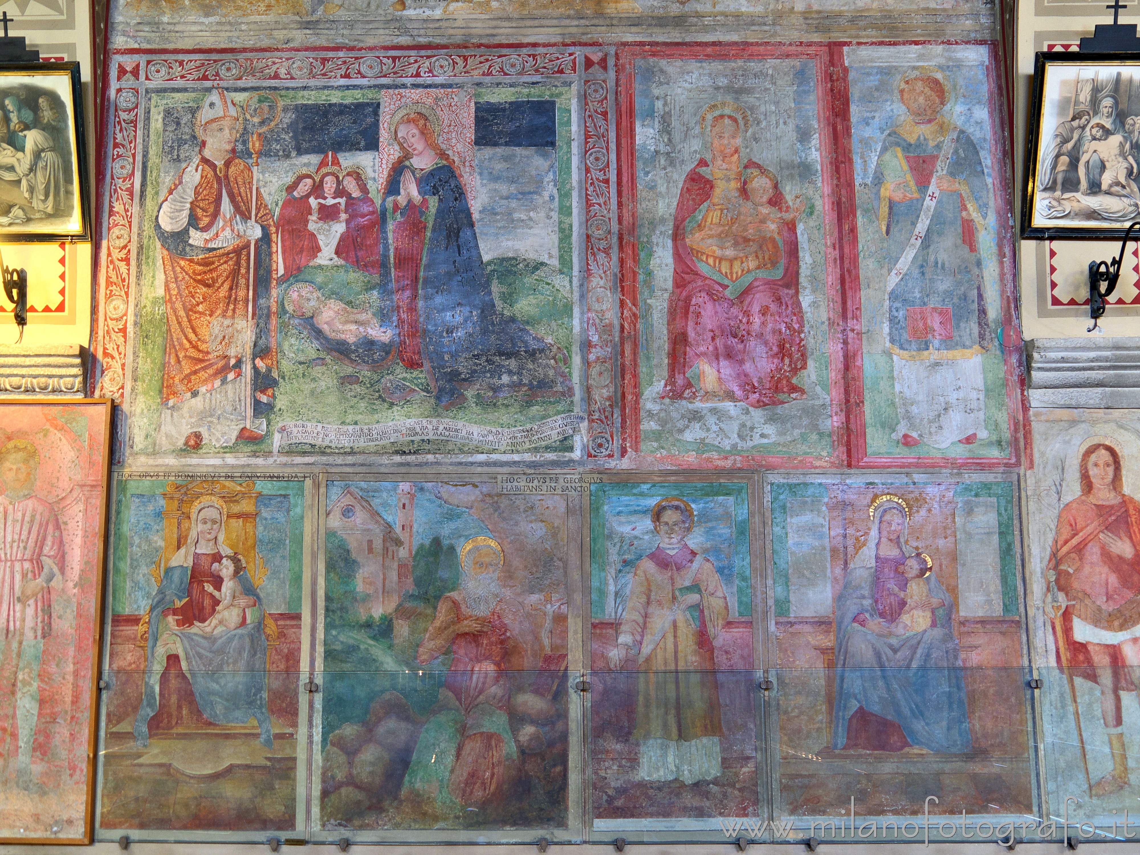 Merate (Lecco, Italy): Votive frescoes in the Convent of Sabbioncello - Merate (Lecco, Italy)