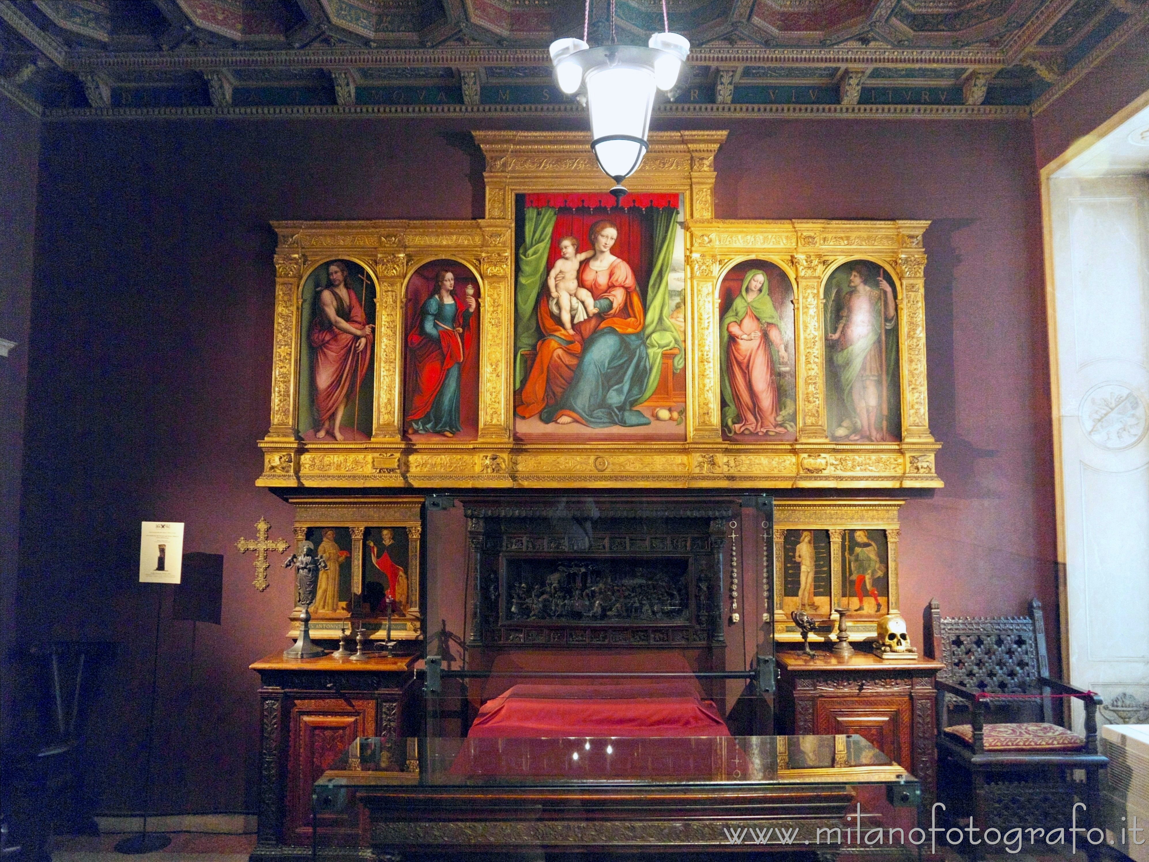 Milano: Polittico della Vergine col Bambino e Santi nella Casa Museo Bagatti Valsecchi - Milano