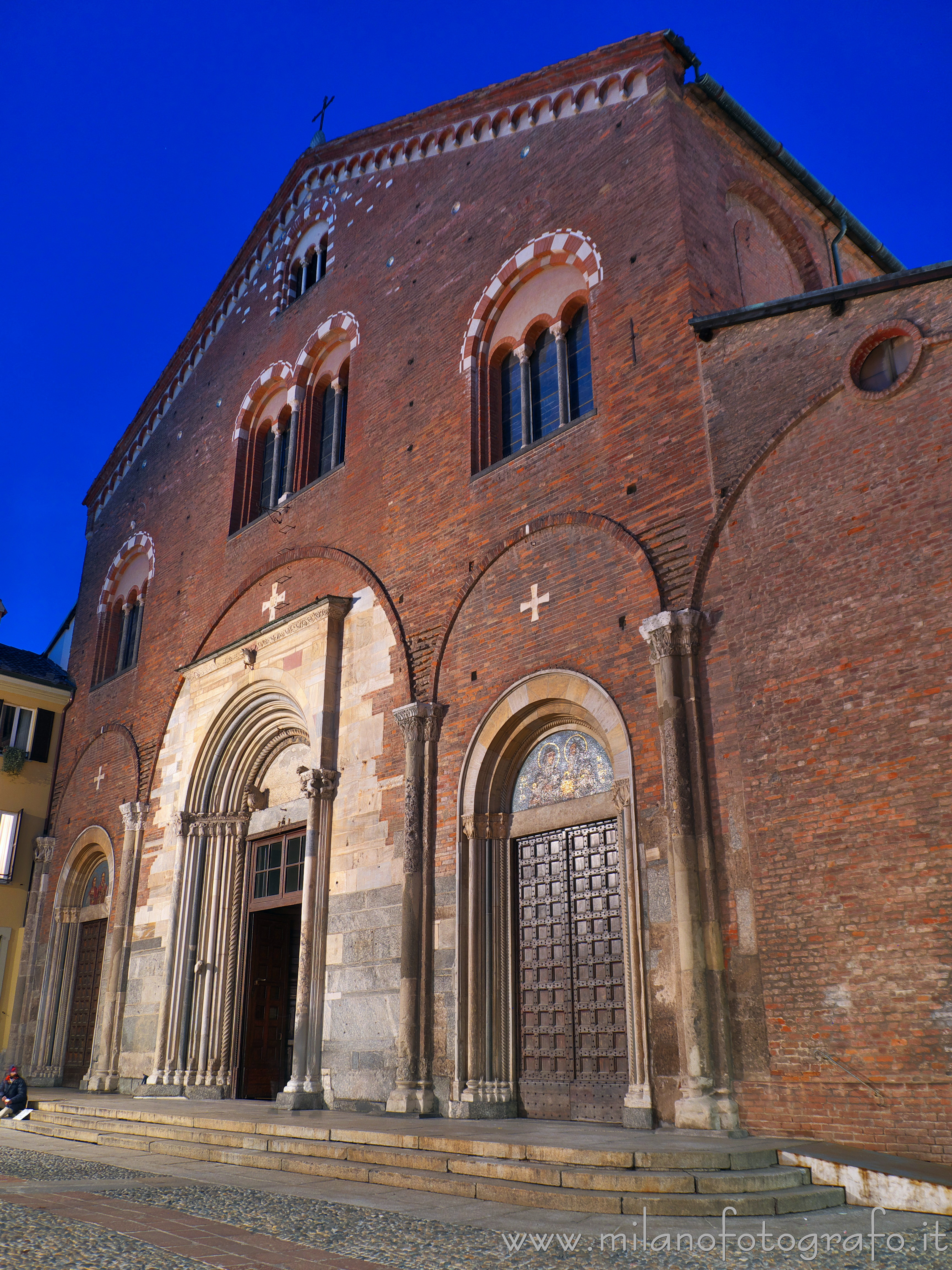 Milan (Italy): Basilica of San Simpliciano in the evening - Milan (Italy)