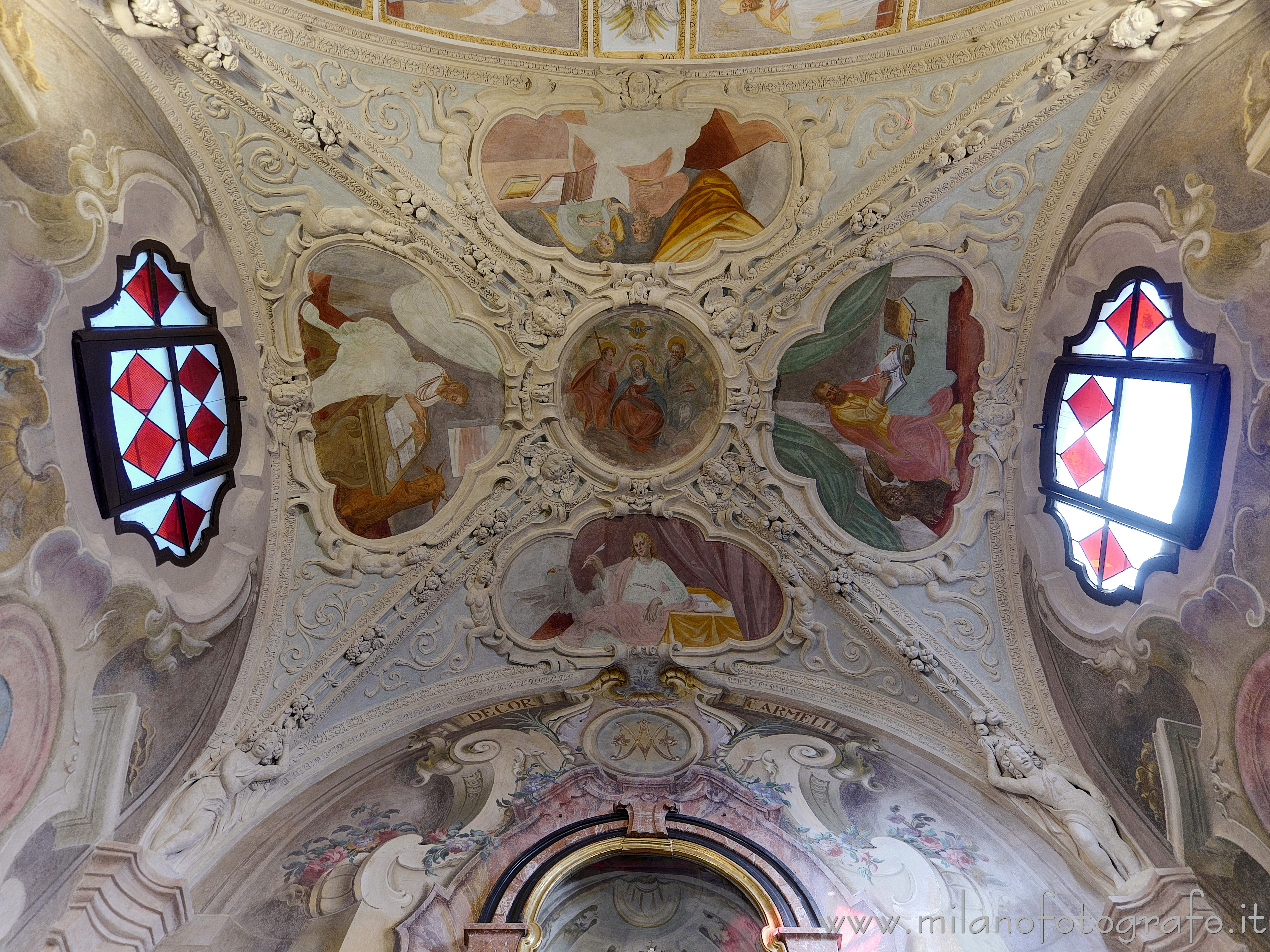 Oggiono (Lecco, Italy): Vault of the apse of the Church of Sant'Agata - Oggiono (Lecco, Italy)
